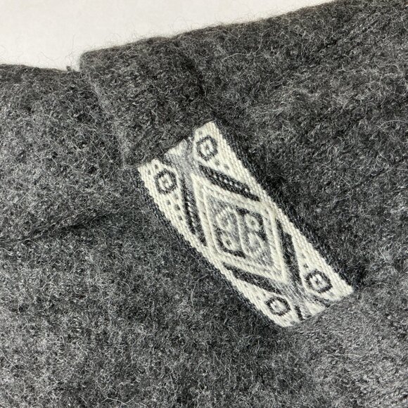 Paka Charcoal Gray Black Royal Alpaca Recycled Nylon The Hoodie Sweater Unisex M - Picture 5 of 7